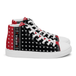 HEARTBREAK CLUB Men’s High Top Canvas Shoes - Image 9