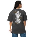 FEAR NO EVIL Oversized Faded Graphic Tee - Image 8