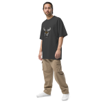 FEAR NO EVIL Oversized Faded Graphic Tee - Image 5