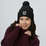 BE YOURSELF Pom-Pom Beanie - Image 4