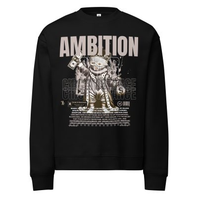 "AMBITION OVER CIRCUMSTANCE" Unisex Crewneck Sweatshirt