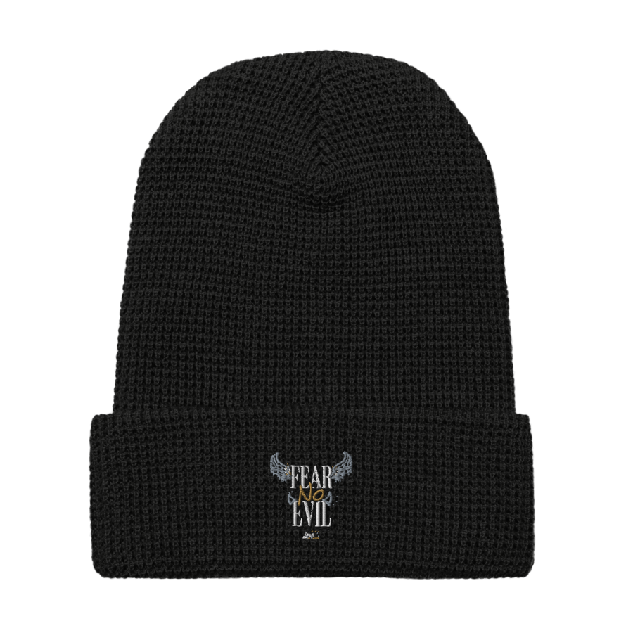 FEAR NO EVIL Waffle Beanie
