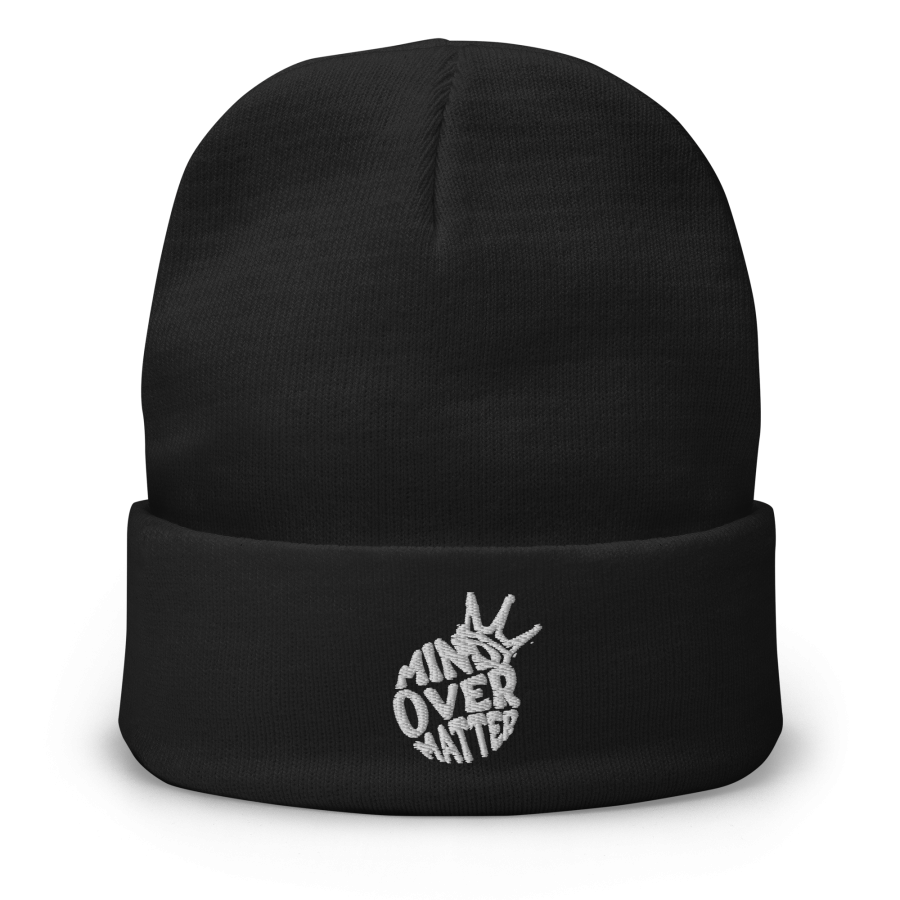 MIND OVER MATTER Embroidered Beanie
