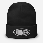 SINNER Embroidered Beanie - Image 2