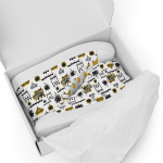 ALL THAT’S SCRIBBLED AIN’T GOLD — Men's High Tops - Image 14