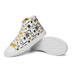 ALL THAT’S SCRIBBLED AIN’T GOLD — Men's High Tops - Image 13