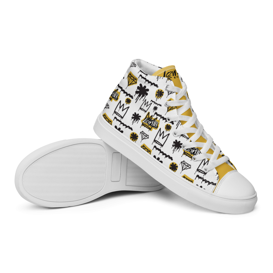 ALL THAT’S SCRIBBLED AIN’T GOLD — Men's High Tops