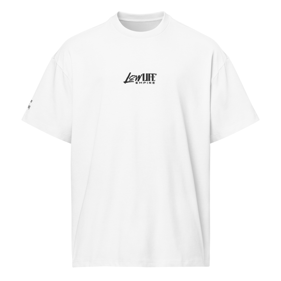 SIGNATURE SERIES Logo Embroidered Box Tee (White)