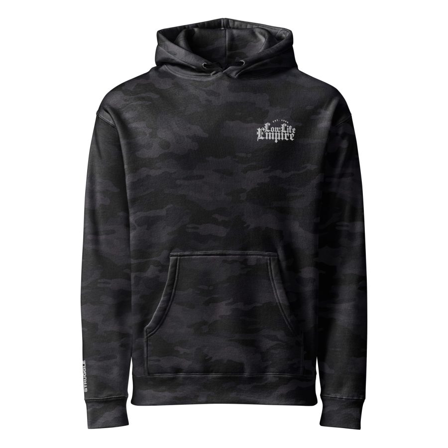 LowLifeEmpire Camoflauge Unisex Heavyweight Hooded Sweatshirt