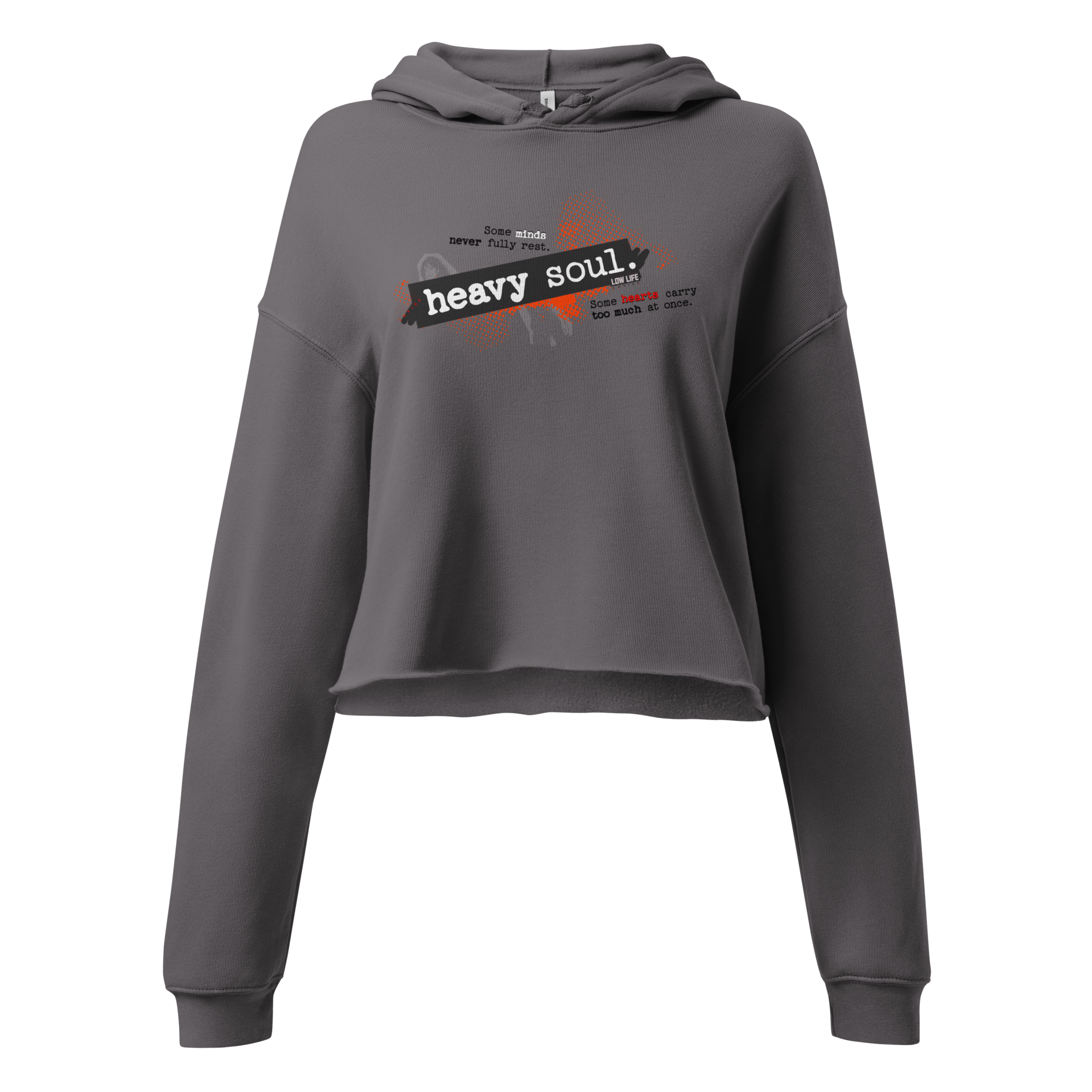 HEAVY SOUL Crop Hoodie