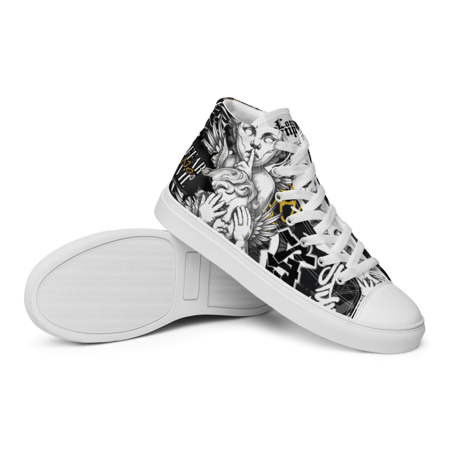 FEAR NO EVIL Men’s High-Top Shoes